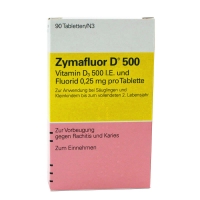 【保税直发】德国诺华马博士Zymafluor D500维生素 D3片 90粒