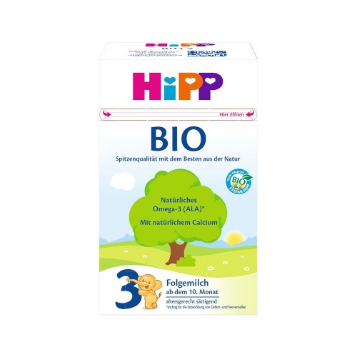 【新品】德国直邮 喜宝Hipp BIO有机婴幼儿奶粉 3段 600g 适合10-12个月宝宝