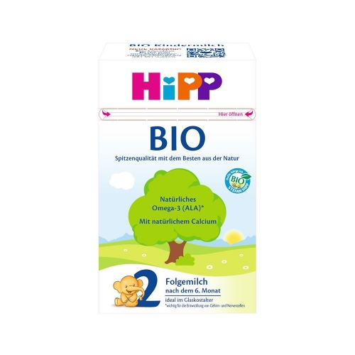 【新品】德国直邮 喜宝Hipp BIO有机婴幼儿奶粉 2段 600g 适合6-10个月宝宝