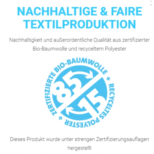 德国直邮 德国AMMERSEE BAVARIA Eco&Fair CB蓝色印花卫衣套头运动衫上衣 【男女同款】 