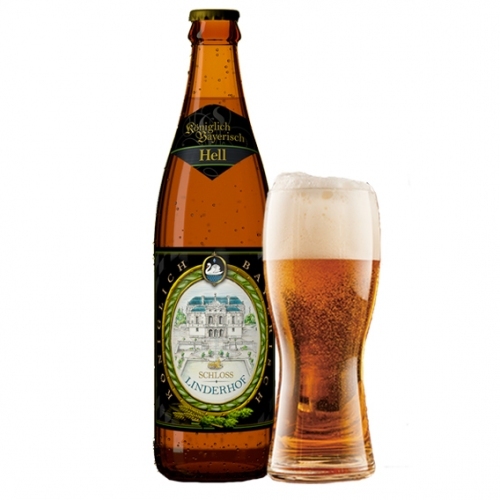 国内现货   德国原装进口Linderhof林德霍夫啤酒 巴伐利亚王室精酿 黄啤...